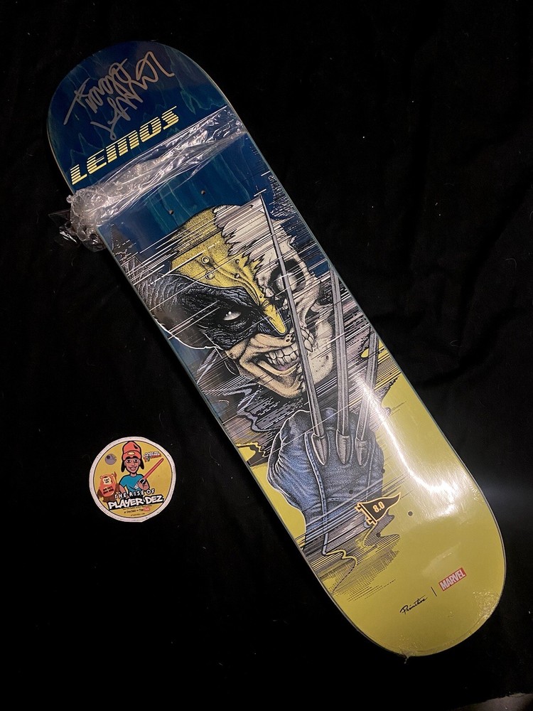 RARE SIGNED Primitive Tiago Marvel Wolverine Skateboard Deck Paul Jackson Art