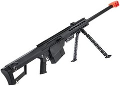 Evike 6mmProShop Barrett M82A1 BOLT Action Airsoft Sniper Rifle – Black