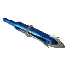 12pcs Hunting Broadheads 100 Grain Archery 2.3″ Cut Crossbow Arrowheads Blue USA