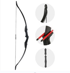 57″ 20/30/40lbs Archery Takedown Recurve Bow Target Practice Arrows for RH&LH
