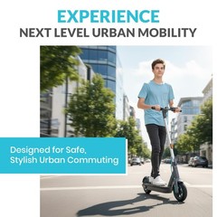 Volt City 350W Powerful Motor 20MPH Electric Scooter Foldable for Adults 40 Mile