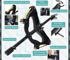 Compound Bow 60LBS Bow Set fun outdoor shooting steel balls