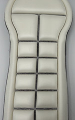 Classic Equine AirFlex Cinch Horse Girth White Cool Flex Stainless Steel