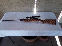 Shanghai 5.5 , Or .22 Cal. Great Airgun In Excellent Condition Easy To Cock.