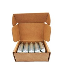 Byrna 8 Gram CO2 + Oiler Cartridges | 10 Count Pack | for 0.68″, Silver