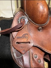 Simco Brown Leather Pleasure/Trail Saddle Traditional Design 15in Model 886