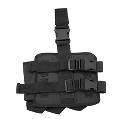 Shooters Gate Paintball Vest & Drop Leg Carrier Set – Black