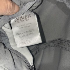 Dover Saddlery Gray Riding Breeches Full Seat Tapered Equestrian Pants Wo Sz 28