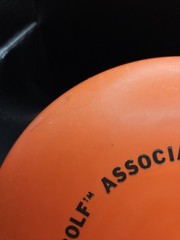 VERY RARE 1983 Ben-Wal Kitty Hawk Soft Touch 1 stamp Orange Disc Golf 174g