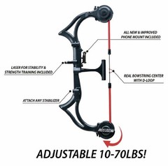 NEW Accubow 2.0 Carbon Fiber Archery Trainer Bow Virtual Hunting Practice System