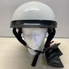 Myamis MH03 S Small White Retro Half Helmet Motorcycle Men Women Adults DOT