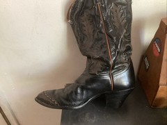 Tony Lama Wingtip Style J2830 Cowboy Boots