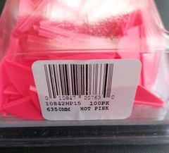 100 Pack Bohning Archery Blazer 1.5 Inch Mini Vanes: Hot Pink: NOS