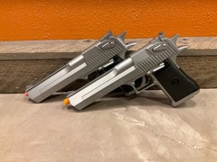 Two Desert Eagle Airsoft Pistol Magnum Research 6mm Replica Spring Loaded Manual