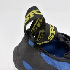La Sportiva Cobra Climbing Shoes Blue Black Slip On US 7 EU 39.5 Rock Climbing