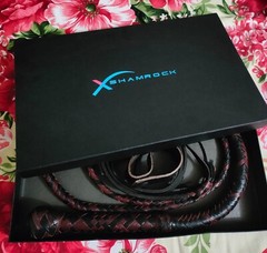 XSHAMROCK Bull Whip 04 to 10 Feet 16 Plaits Genuine Cow Hide Leather Bullwhip