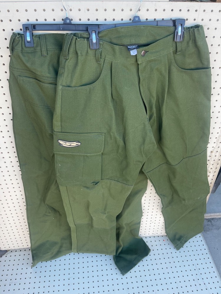 New Vintage 90s JT Paintball Cargo Pants OD Green Waist 34 Knee Drawstring
