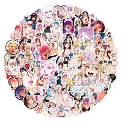 100Pcs Stickers Bomb Vinyl Skateboard Guitar Luggage Sexy Girls Decals Lot Cool