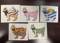 Goat USA Lot Of 50 Stickers Starter Package New Collectors Variety Rare Traders