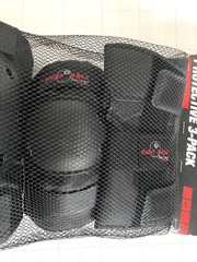 *NEW* Eight Ball Multi Sport Pad Set 3-Pack Knee Elbow Wrist Protection 14+