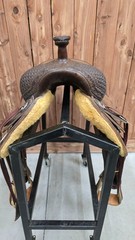 16.5″ Used HR Signature Series Ranch Cutter Saddle