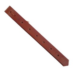 Premium Classic Brown or Black Leather 18 inch Off Billet for Saddle 2 Ply