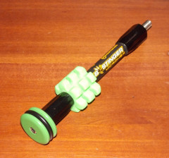 Bee Stinger MicroHex 6″ Stabilizer in Matte Black w/Green – B Stinger