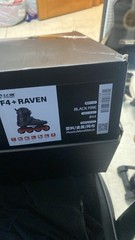 Fly Engel Inline Skates Men’s F4 Raven Size 10