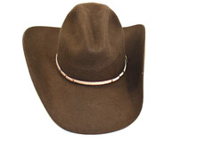 Stetson 4X Buffalo FUR FELT Hat Powder River Cowboy Hat SIZE 7 MINK