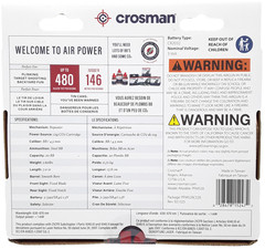 Crosman Night Stalker .177 Cal Air Pistol CO2 BB Gun + 1500 BBs & 5 CO2 (PFM520)