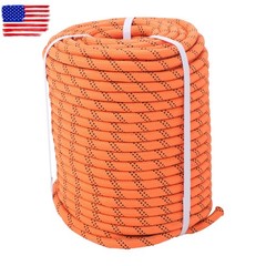 Orange Black 1/2 in ×220′ 48 Stranded Braided Rope Breaking Strength 5174 Pounds
