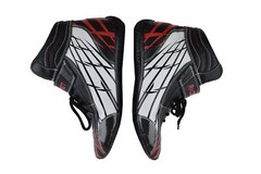JR RACING DRIVING SHOES SFI 3.3 LEATHER COOL GRAPHICS SIZE 1-7 PICK SIZE