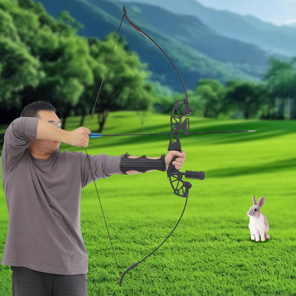 40LBS Recurve Bow Kit Takedown Recurve Bow Set Arrow Kit Right-handed Bow USA