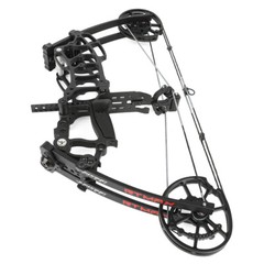 Compound Bow Dual-use Short Axis 40-65lbs Steel Ball Arrow Hunting Fishing RH LH