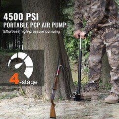 VEVOR PCP Hand Pump 4 Stage 30Mpa 4500 PSI High Pressure PCP Air Rifile Pump