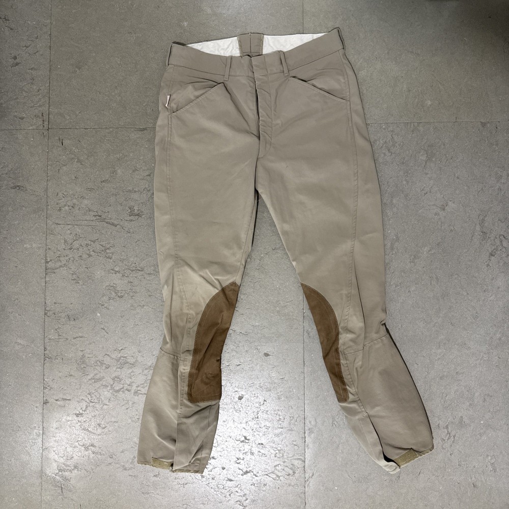 Tailored Sportsman Men’s Breeches 34 Long Beige Brown