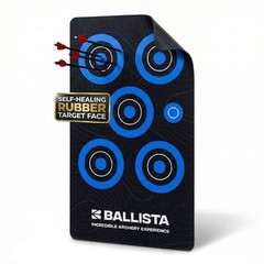 BALLISTA Reusable Self-Healing Rubber Archery Target Bright Bullseyes 13.8×23.6″