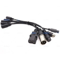 Ebike Scooter Charger Conversion Adapters For 5.5×2.1mm DC Plug Battery Charger