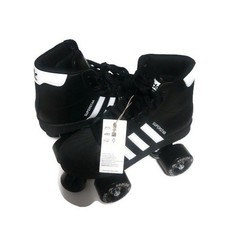 adidas Womens Sz 4.5 Superstar 82 Skate Leather Roller Skates Black White JI3535