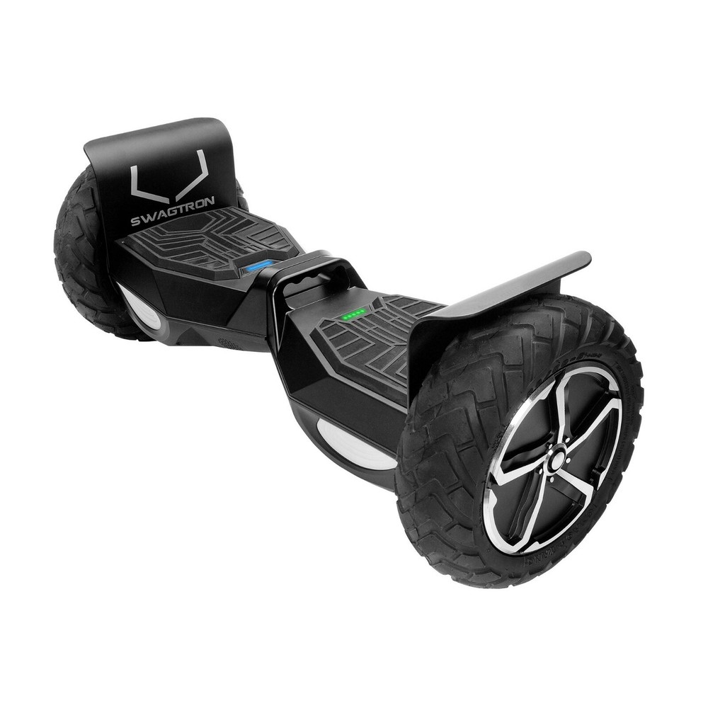 Swagtron T6 Off Road 10″ Hoverboard Bluetooth 12 Mph 600W 420 lb Weight Limit UL