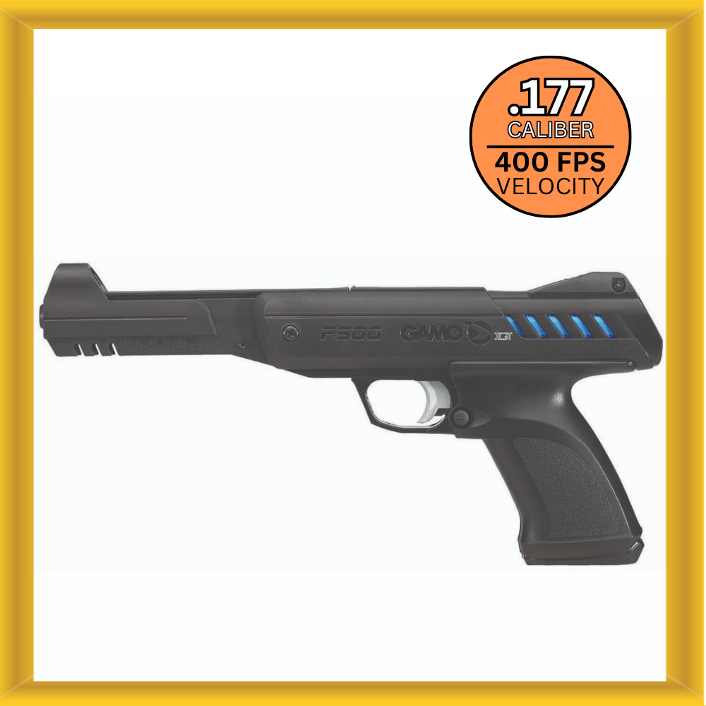 Gamo P-900 .177 Caliber 400 FPS Velocity Break Barrel Single Shot Pellet Pistol
