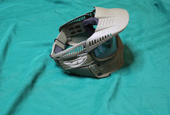 Jt pro shield olive mask paintball used rare hard to find older (2)