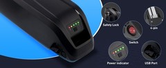 36V 48V 10AH lithium battery replacement battery for 50W-750W-1000W Motors