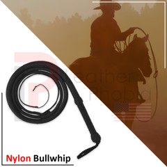 Indiana Jones Bullwhip 04 to 16 Feet Long 16 Strands Nylon Para-cord Bullwhip