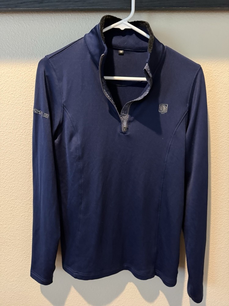 Romfh Aachen Navy Blue Mock 1/4 Zip Pullover Equestrian Horse Riding Women’s M