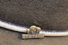 Stetson 4X Buffalo FUR FELT Hat Powder River Cowboy Hat SIZE 7 MINK