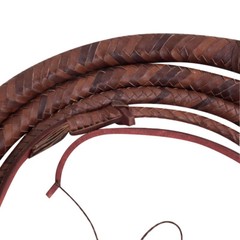 BULL WHIP 04 T0 12 Feet long 16 Plaits Cow Hide Leather CUSTOM BULLWHIP
