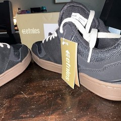 Etnies ET Rail Skate Low Shoes Black Camo, Men’s US 8.5 Medium (D)