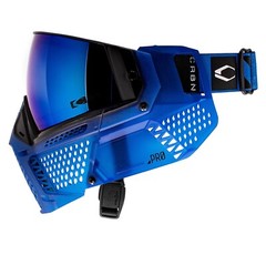 NEW CRBN Carbon Pro Fade Indigo Paintball Airsoft Goggle More Coverage
