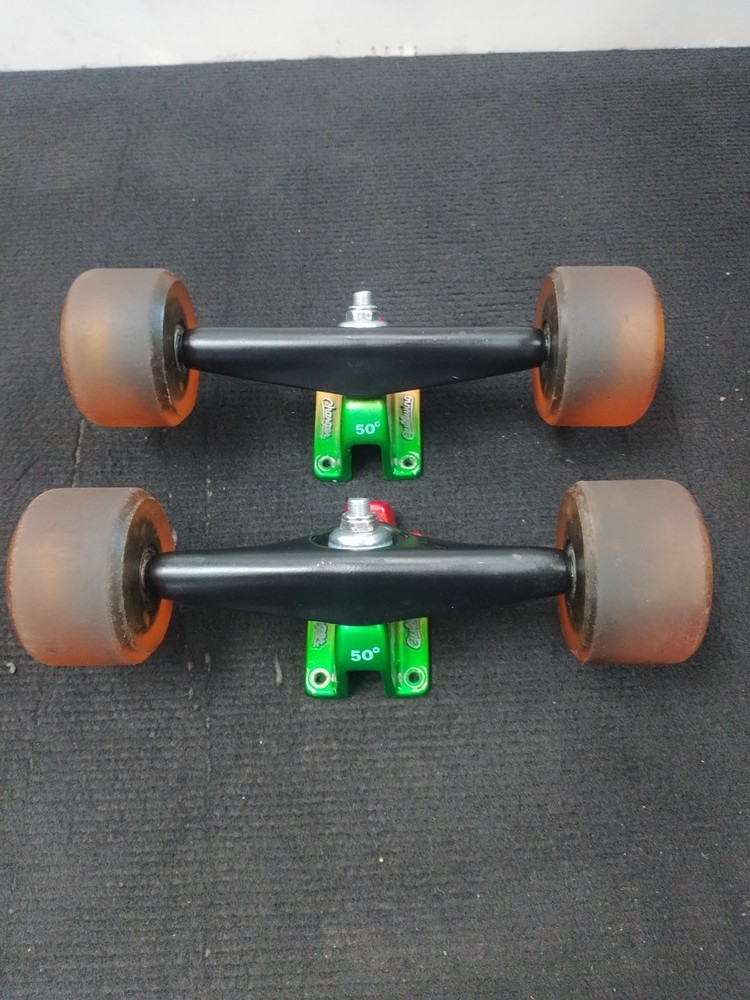 RARE Gullwing Charger Rasta 50° Trucks For Skateboard